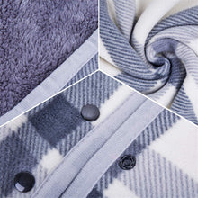 Load image into Gallery viewer, Lightweight Warm Super Soft Sherpa Fleece Wearable Plush Throw Blanket (White) - Awesling